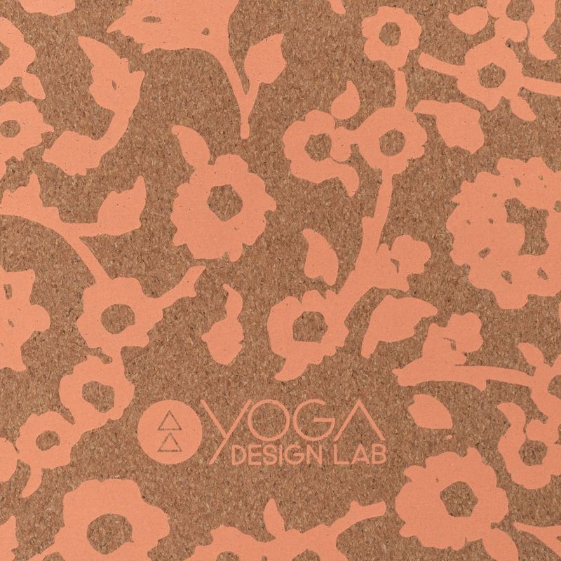 Yoga Design Lab Kork 5,5 mm florale Batik-Yogamatte 6