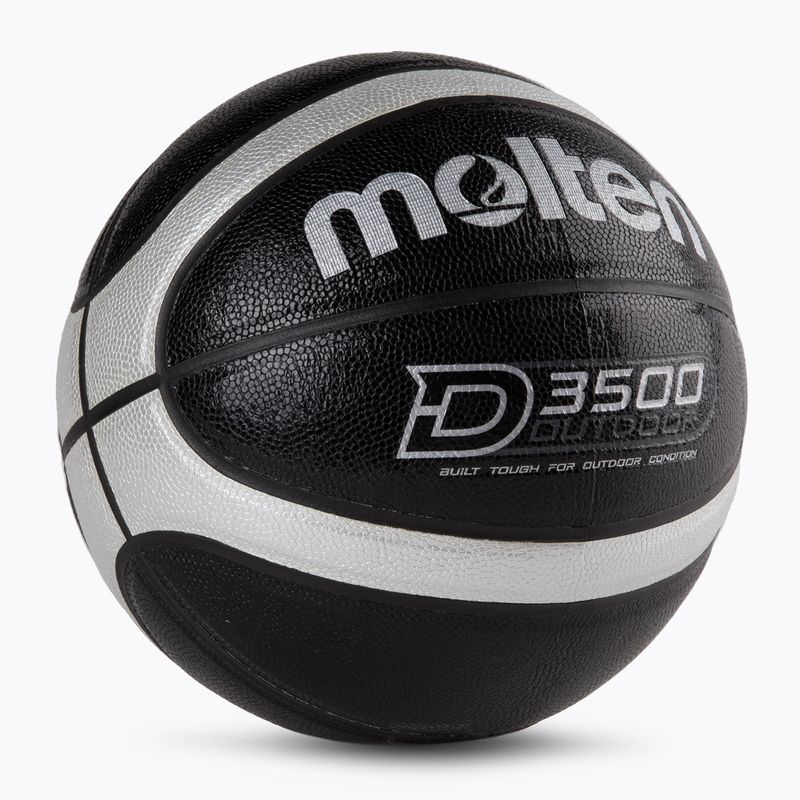 Molten Outdoor Basketball schwarz B7D3500-KS 2