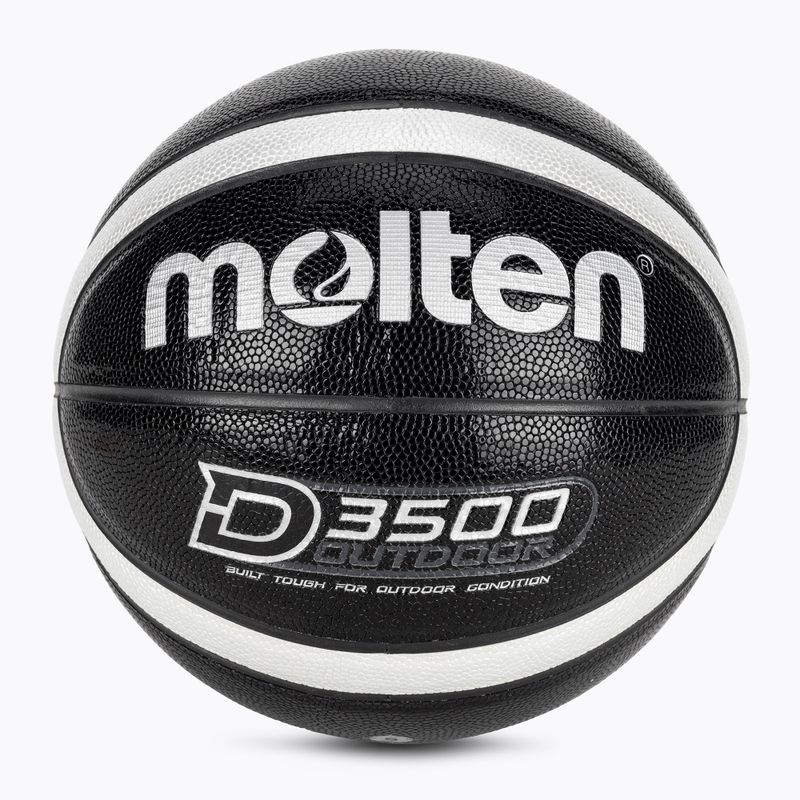 Molten Basketball B6D3500-KS schwarz/silber Größe 6