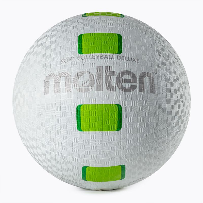 Molten Volleyball weiß und grün S2V1550-WG