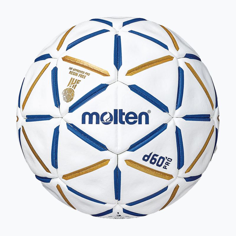 Molten handball H3D4000-BW d60 PRO IHF blau/weiß Größe 3