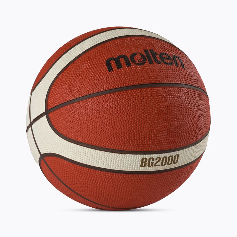 Geschmolzener FIBA-Basketball orange B5G2000 2