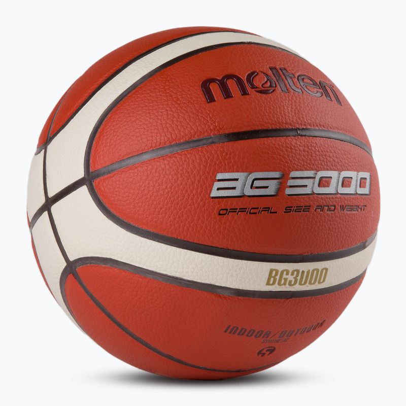 Molten Basketball B7G3000 braun Größe 7 2