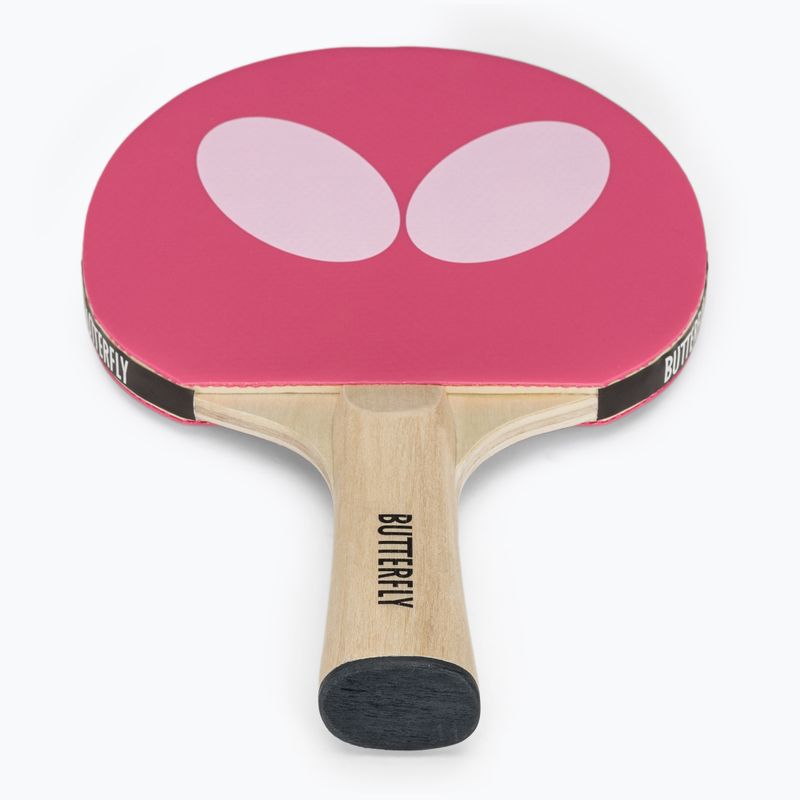 Tischtennisschläger Butterfly Logo pink 2