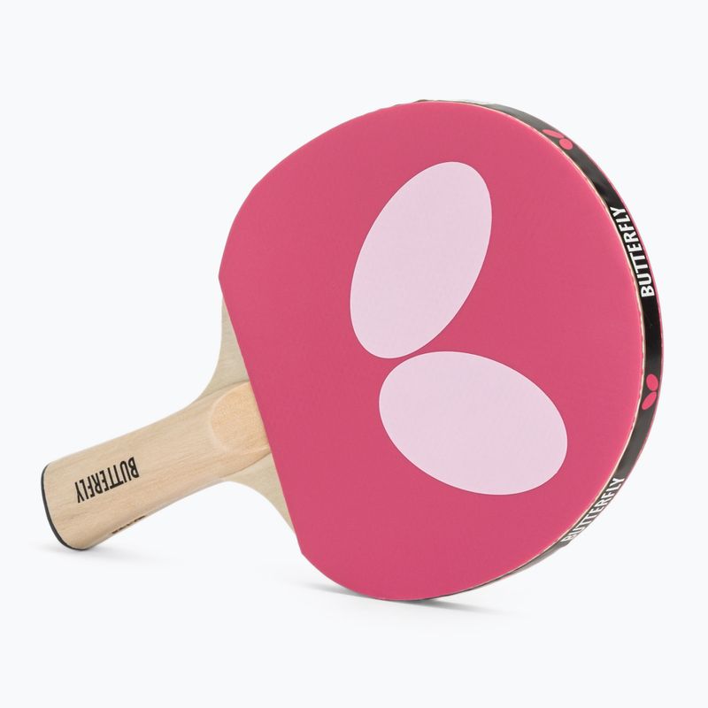 Tischtennisschläger Butterfly Logo pink 3