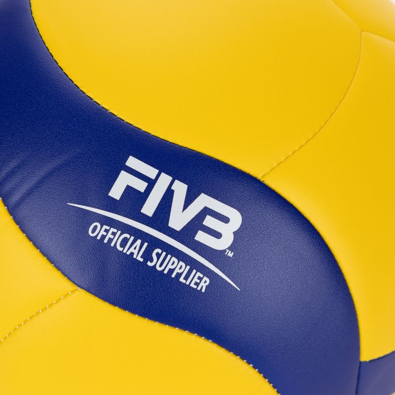 Volleyball Mikasa V360W yellow/blue Größe 5 3