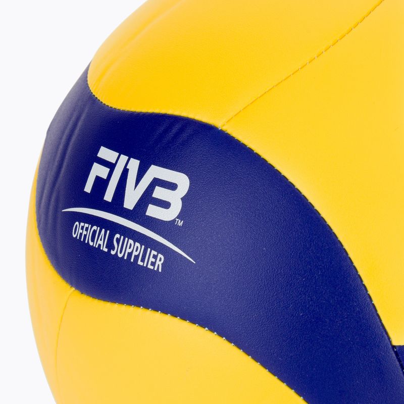 Volleyball Mikasa V360W-L yellow/blue size 5 3