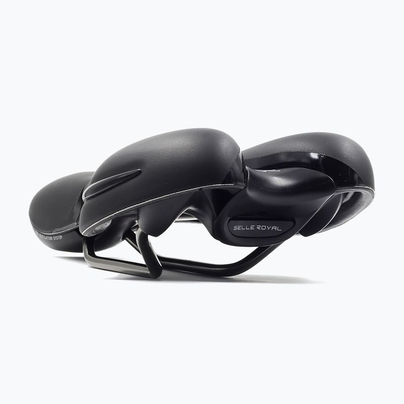 Fahrradsattel Selle Royal Respiro Soft Athletic Straciatella 45St. black 7