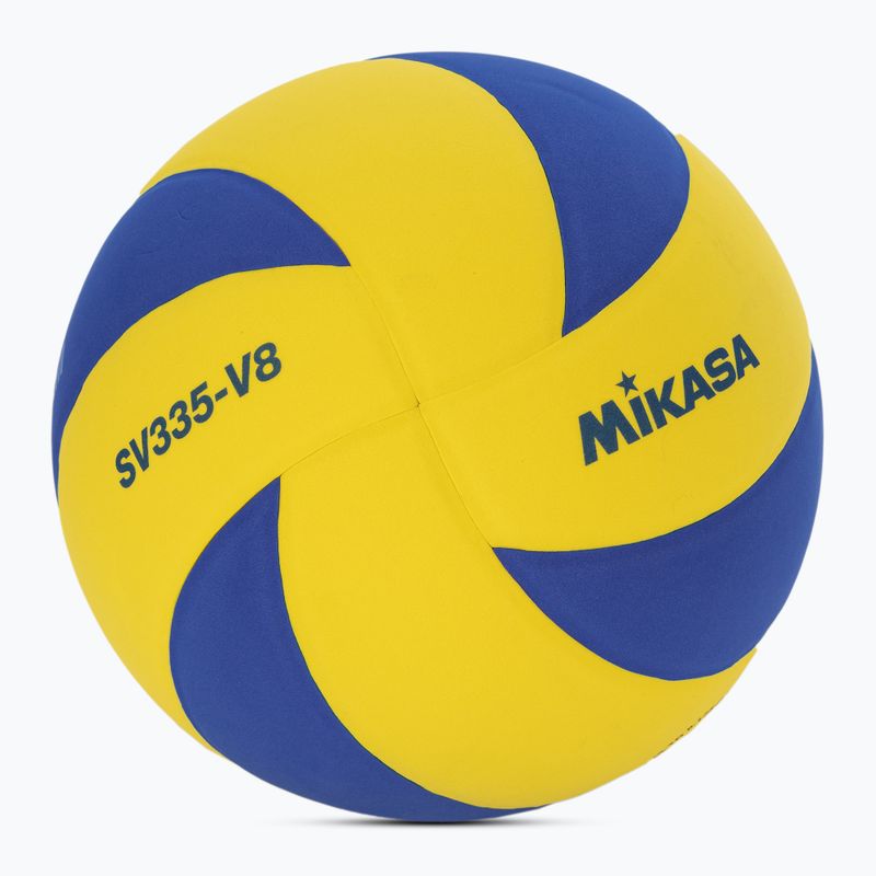 Volleyball zum Spielen im Schnee Mikasa SV335-V8 yellow/blue Größe 5 2