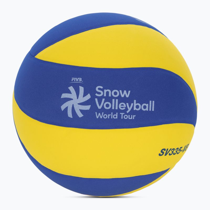 Volleyball zum Spielen im Schnee Mikasa SV335-V8 yellow/blue Größe 5 3