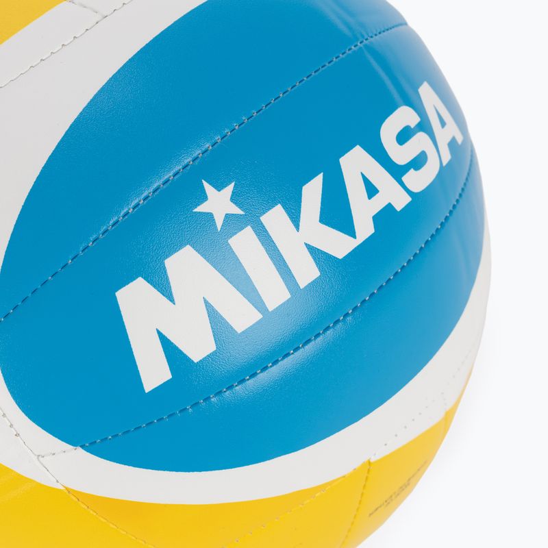 Mikasa Beachvolleyball BBV543C-VXB-YSB-5 gelb/blau Größe 5 3