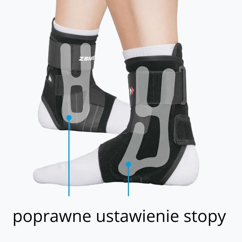 Zamst A1 Ankle Rechts Knöchel Stabilisator schwarz 470804 3