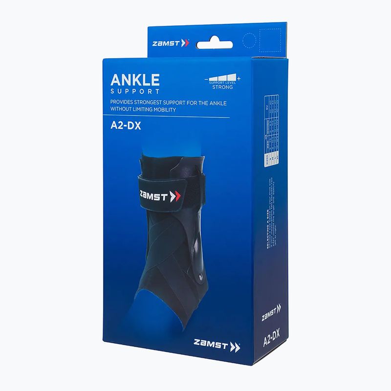 Rechte Sprunggelenkstütze Zamst A2-DX Ankle Right Schwarz 4
