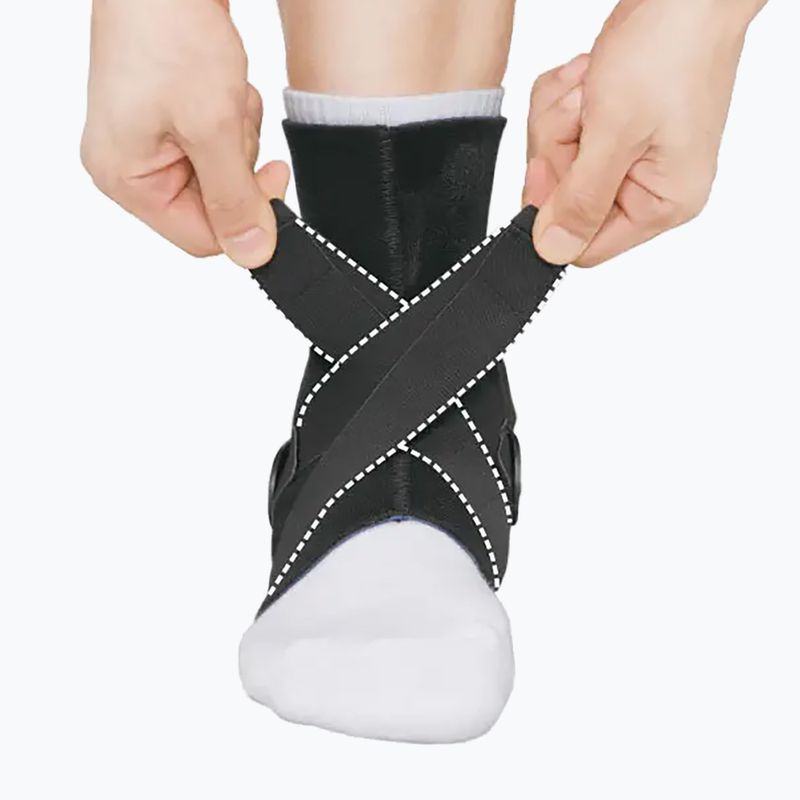 Rechte Sprunggelenkstütze Zamst A2-DX Ankle Right Schwarz 5