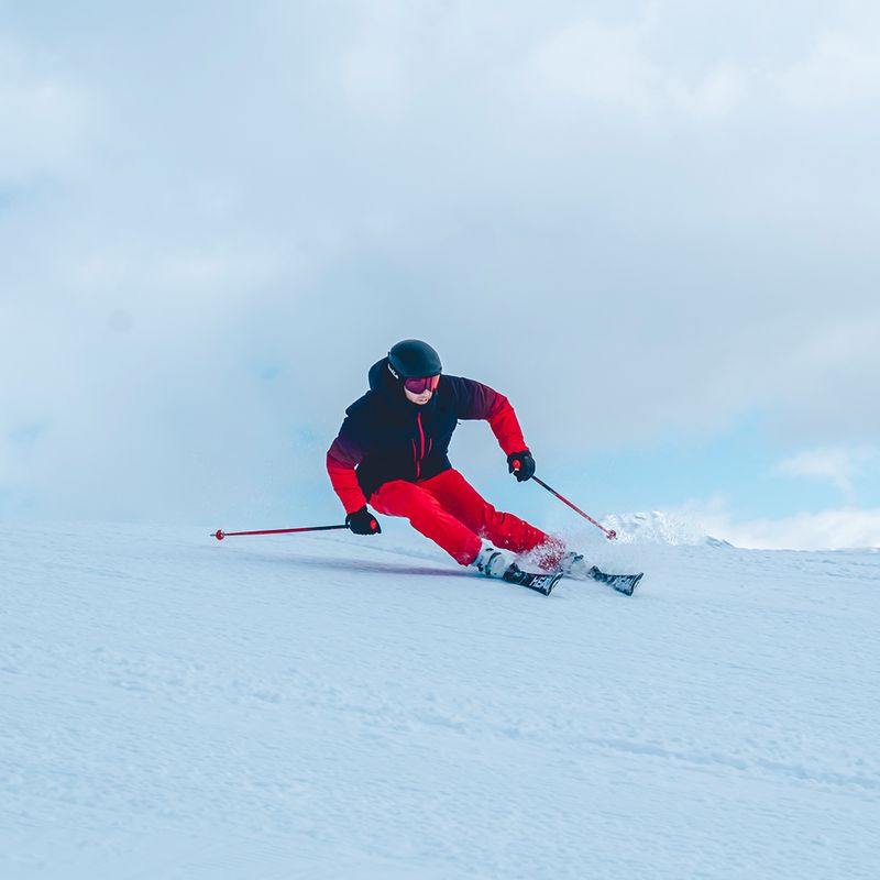 Skijacke Herren Descente Hybrid Down black/ electric red 3