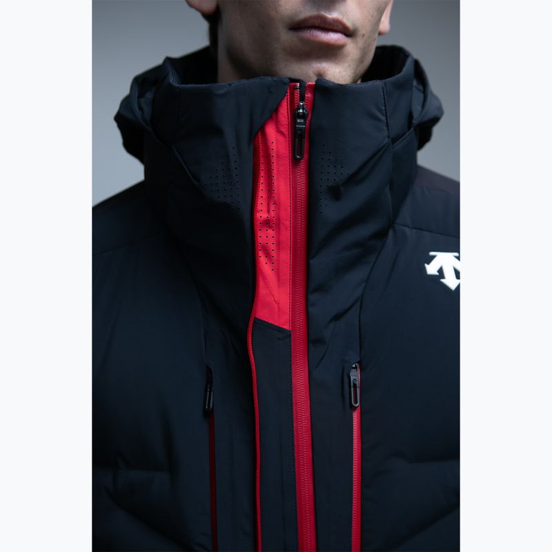 Skijacke Herren Descente Hybrid Down black/ electric red 6