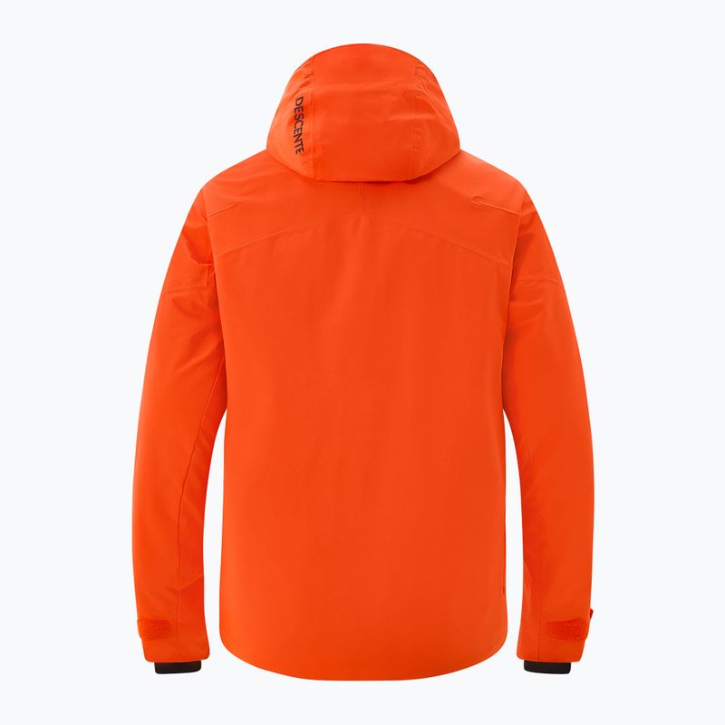 Skijacke Herren Descente Angular Line mandarin orange 2