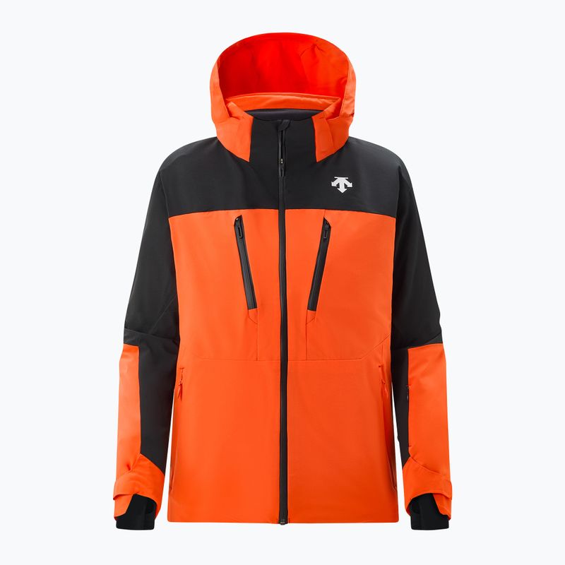 Herren Descente Isolierte Skijacke mandarin orange