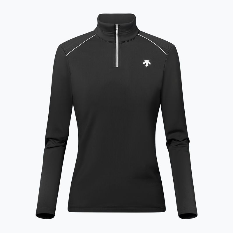 Sweatshirt Hoodie Damen Descente Shoulder Trim T-Neck black