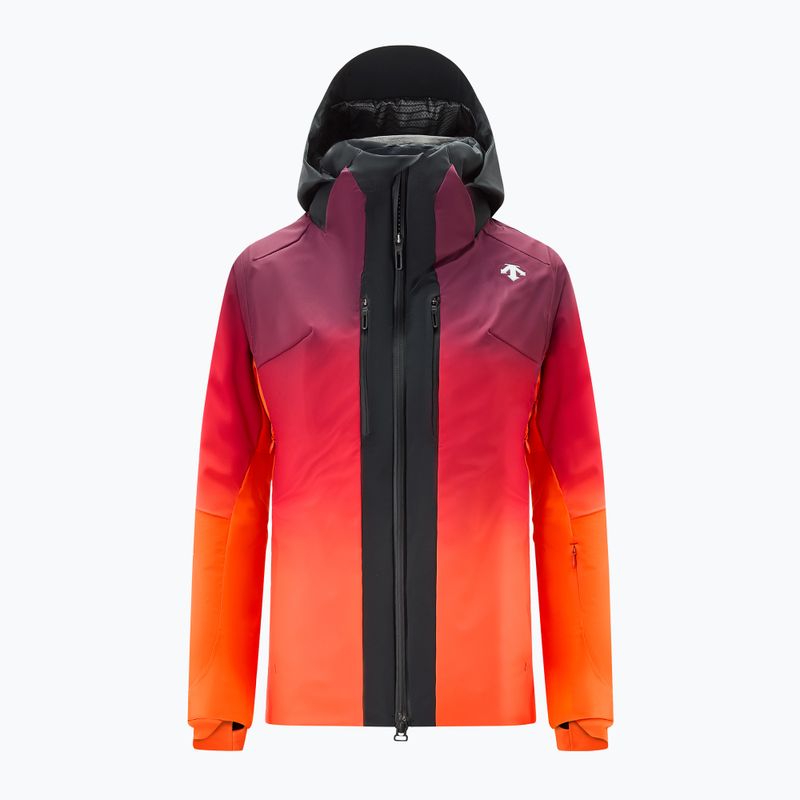 Damen Skijacke Descente Swiss Insulated mandarin orange/ electric red