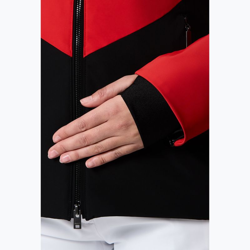 Skijacke Damen Descente Shoulder Shirring electric red 6