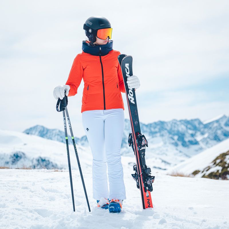 Skijacke Damen Descente Janie mandarin orange 2