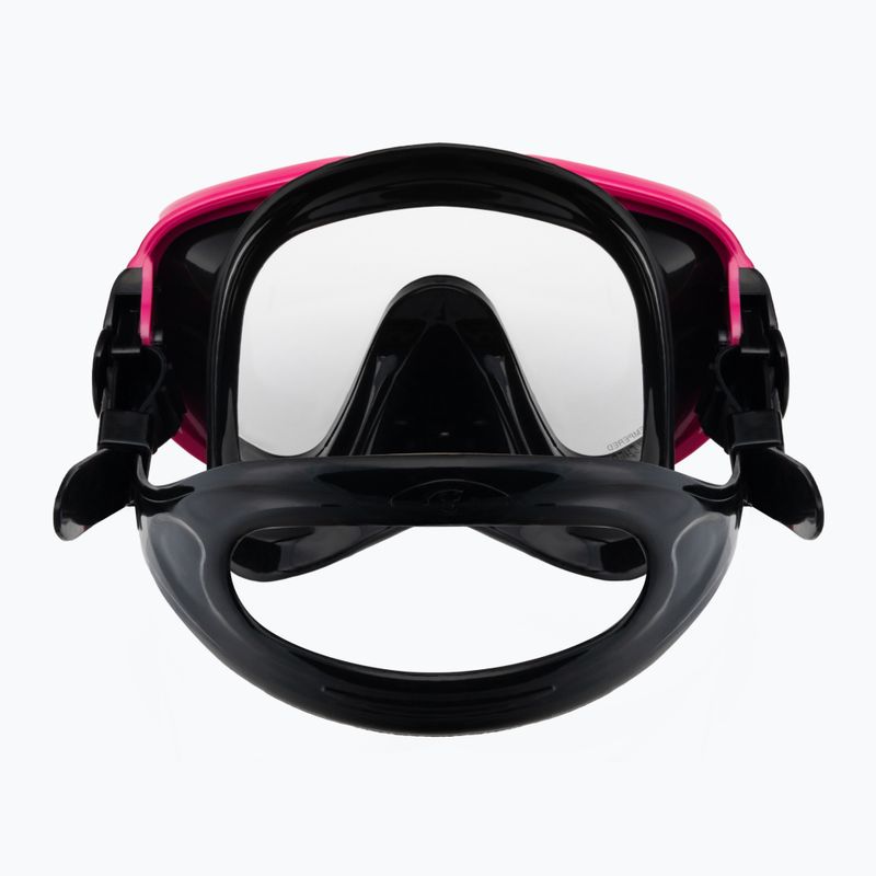 TUSA Tauchset Maske + Schnorchel + Schwimmflossen rosa UP-1521 9