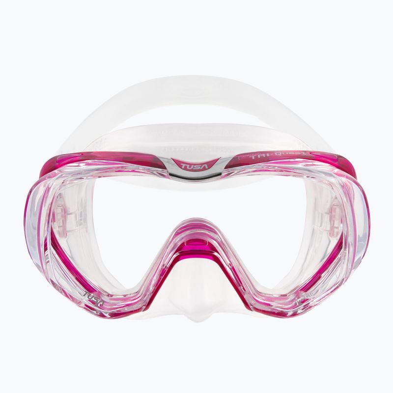 TUSA Tri-Quest Fd Tauchmaske Rosa M-3001 2