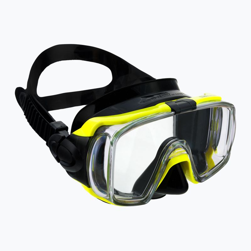 TUSA Sportmask Tauchmaske schwarz und gelb UM-31QB FY