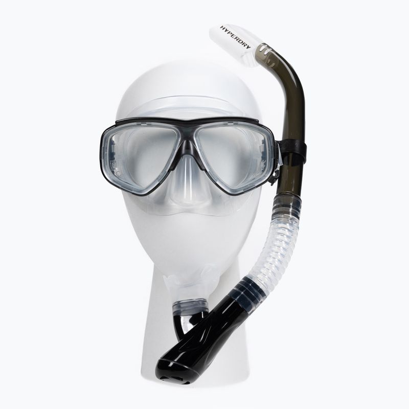 TUSA Tauchset Maske + Schnorchel Schwarz UC-7519P 2