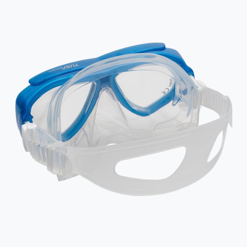 TUSA Tauchset Maske + Schnorchel blau UC-7519P 4
