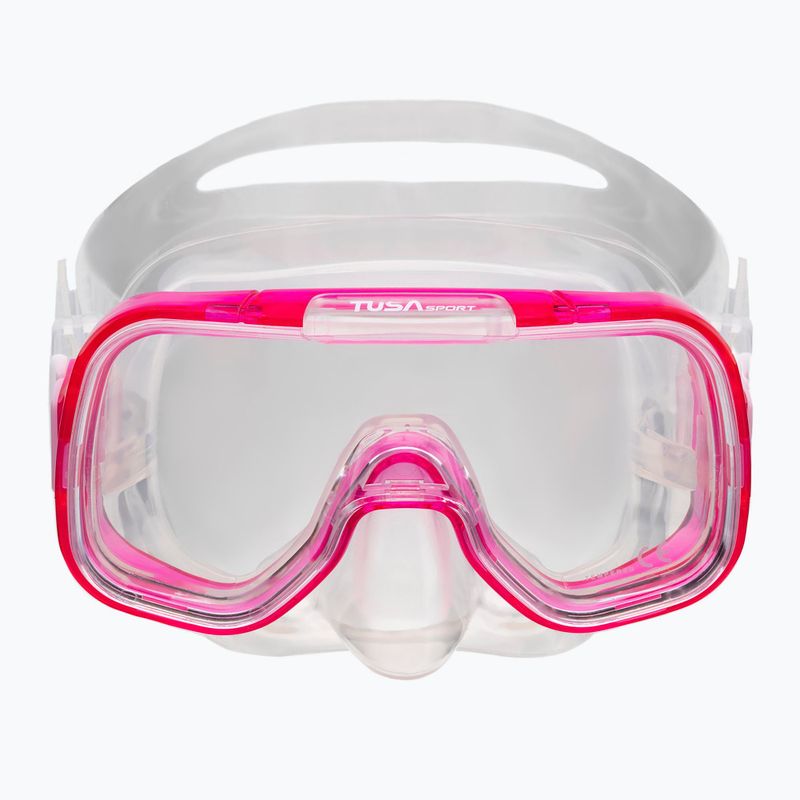 TUSA Kinder-Tauchset Maske + Schnorchel MINI-KLEIO rosa UC-2022P 2