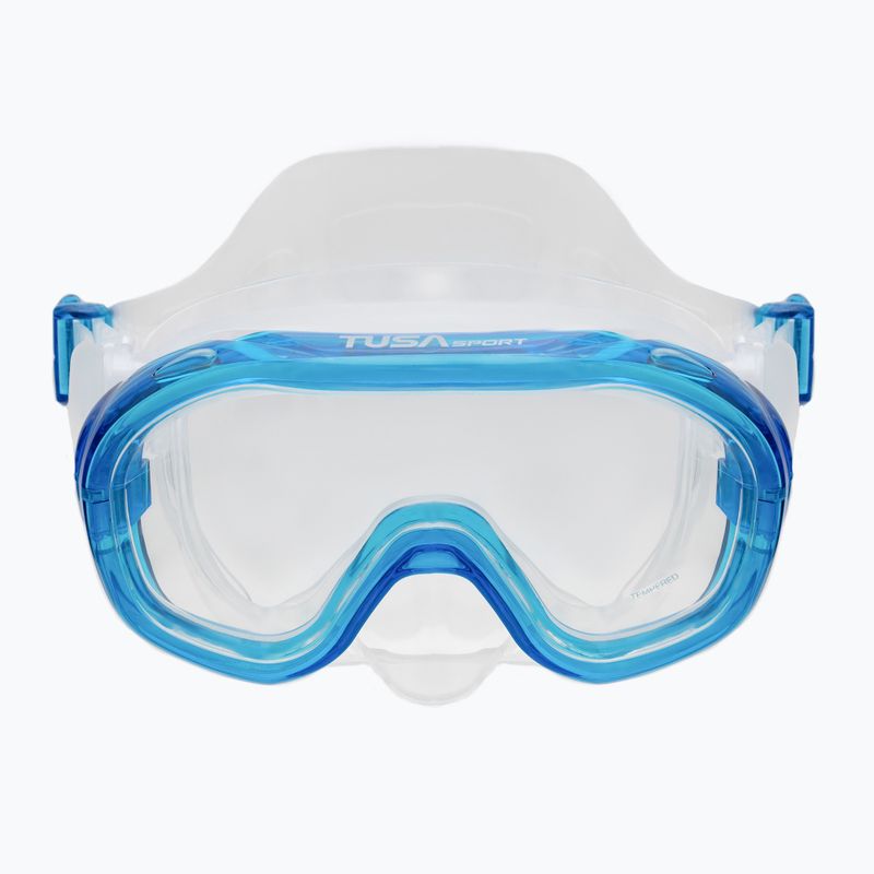TUSA Tauchset Maske + Schnorchel blau UC-0211PCP 2