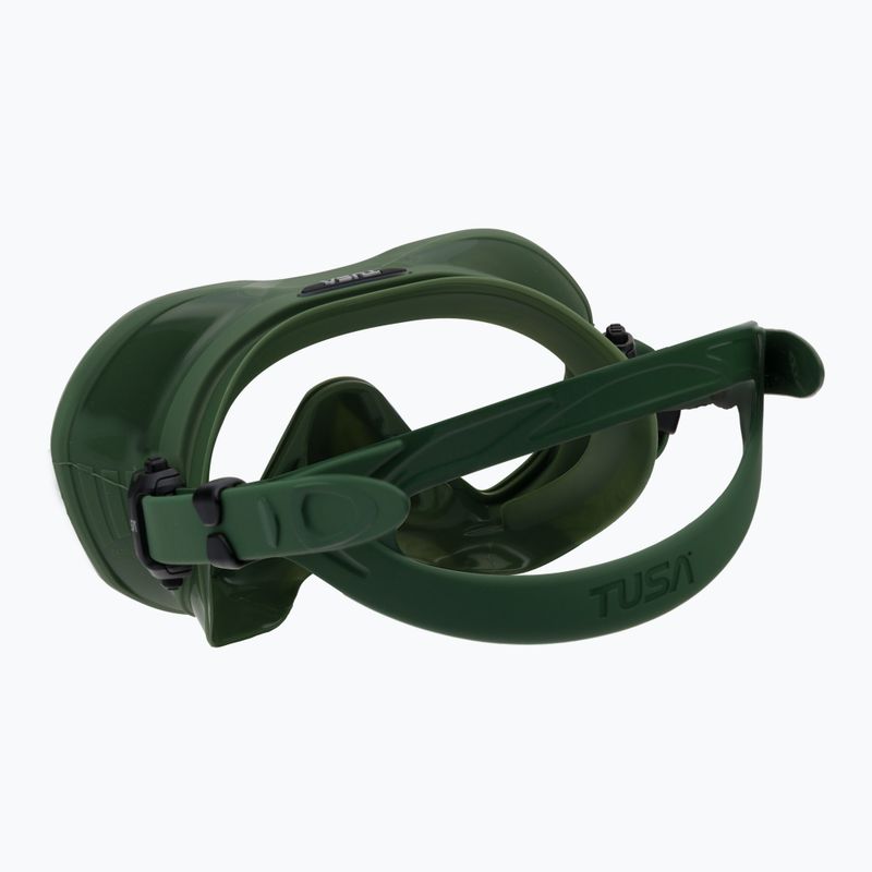Tusa Zeense Pro Tauchmaske grün-blau M1010S 4