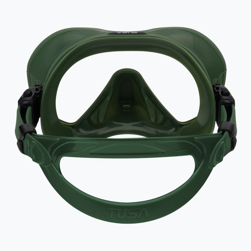 Tusa Zeense Pro Tauchmaske grün-blau M1010S 5