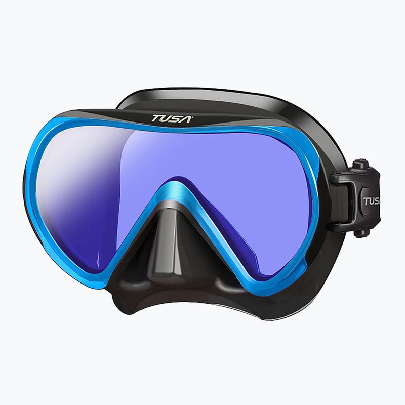 TUSA Ino Pro Schnorchelmaske Fischschwanz blau 2