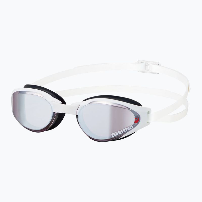 SWANS Ascender SR81M PAF lavendel/ silber spiegelnde Schwimmbrille 5