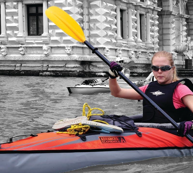 Advanced Elements AdvancedFrame rot AE1012-R 1-Personen aufblasbares Kajak 14