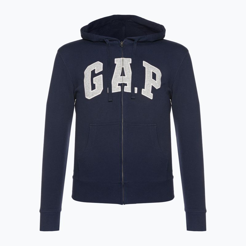 Herren Sweatshirt GAP XLS FT Arch FZ HD Wandteppich navy 2