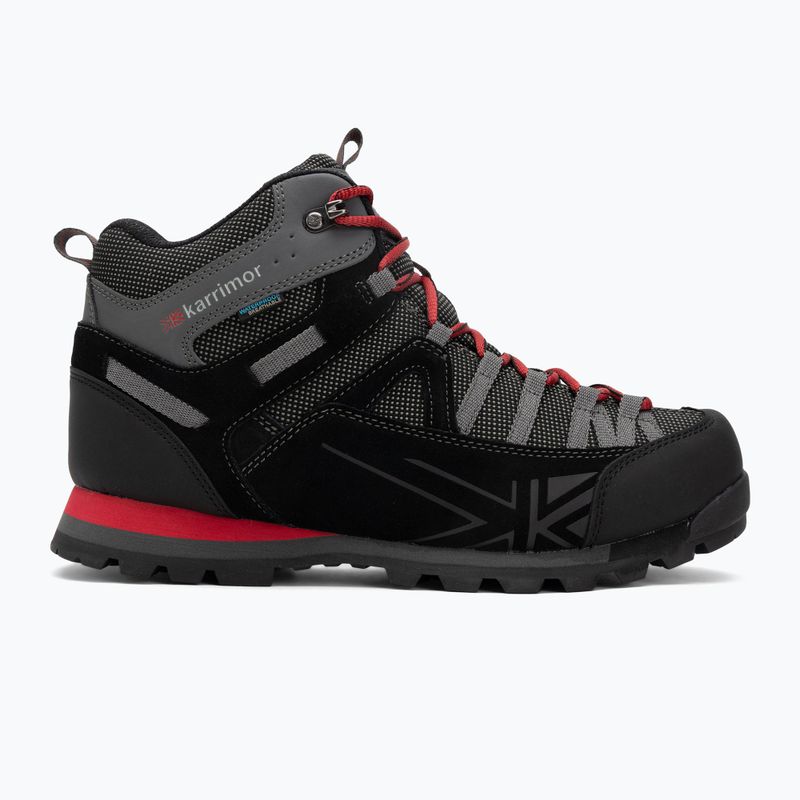 Herren-Trekkingstiefel Karrimor Spike Mid 3 schwarz/rot 2