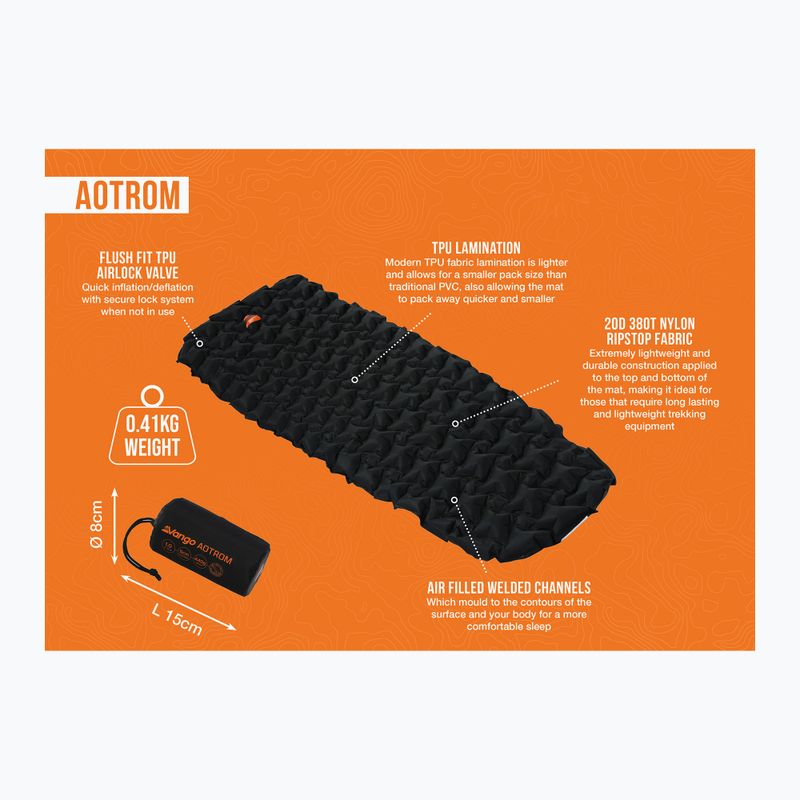 Vango aufblasbare Matte Aotrom anthrazit 4