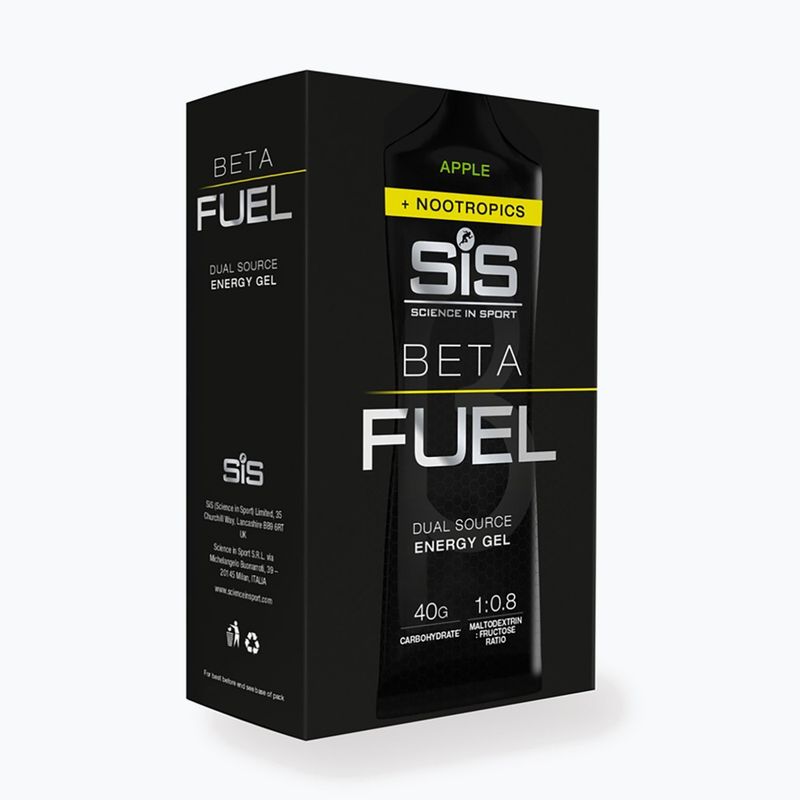 Set Energiegels Science in Sport Beta Fuel Energy + Nootropics 6 x 60 ml apple