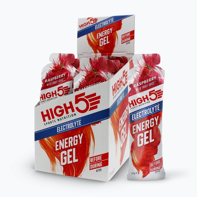 HIGH5 Energy Electrolyte Energiegels 60 g Himbeere