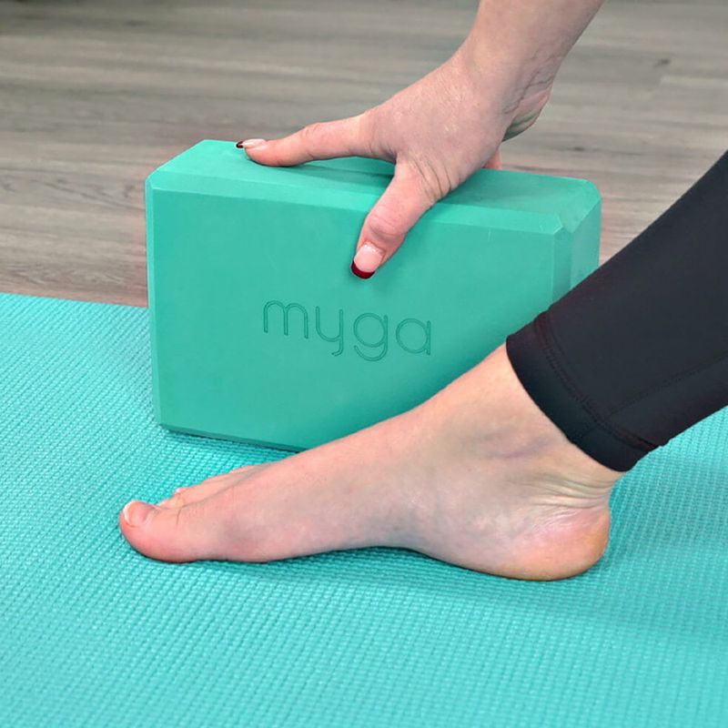 Yoga-Block Myga Foam Block turquoise 5