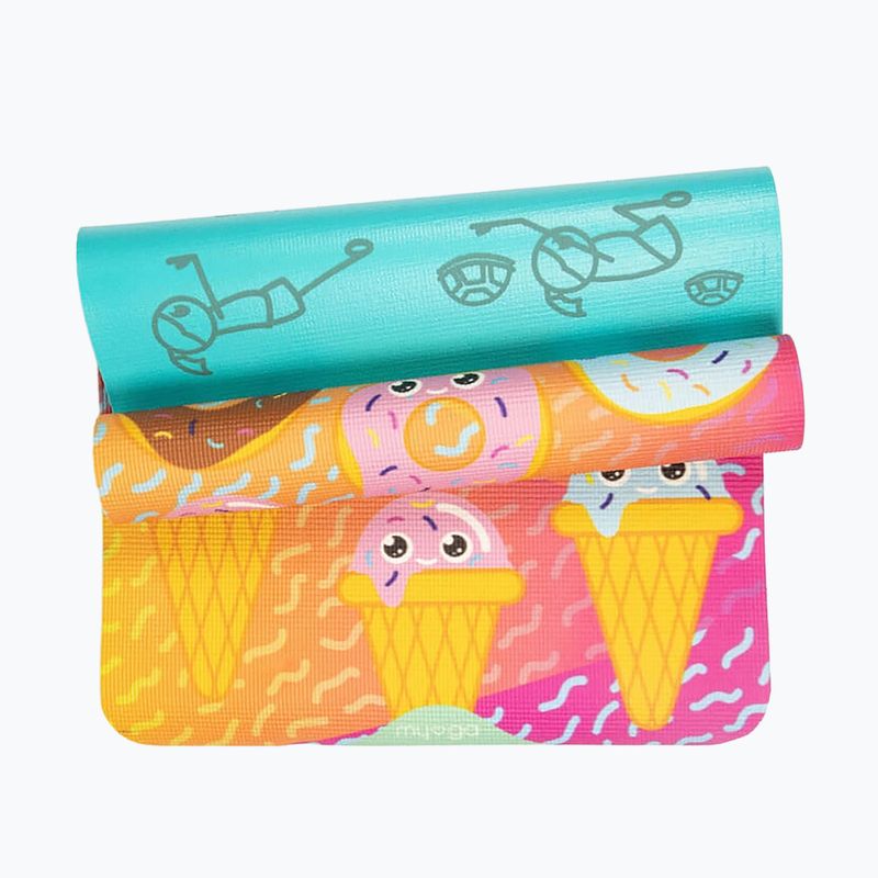 Kinder-Yogamatte Myga Sweet Tooth yellow 3