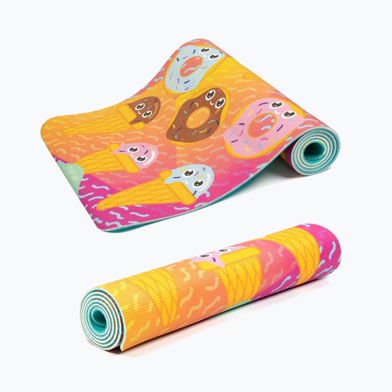 Kinder-Yogamatte Myga Sweet Tooth yellow 4