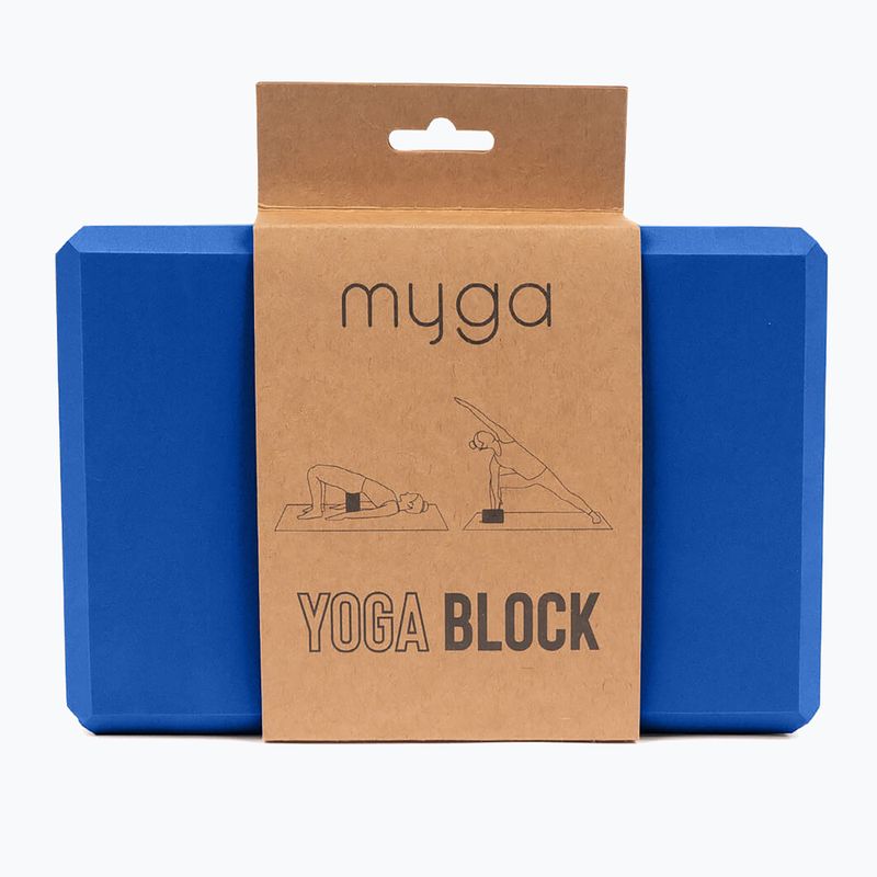 Yoga-Block Myga Foam Block do jogi navy 2