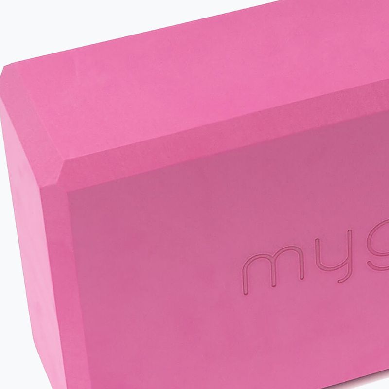 Yoga-Block Myga Foam Block pink 2