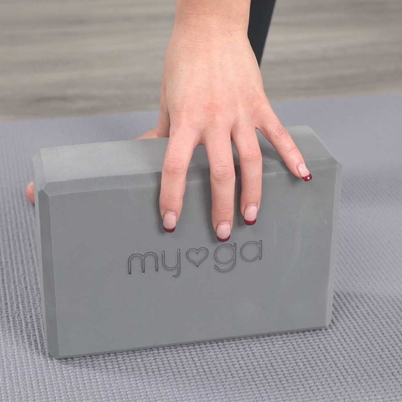 Yoga-Block Myga Foam Block do jogi grey 4