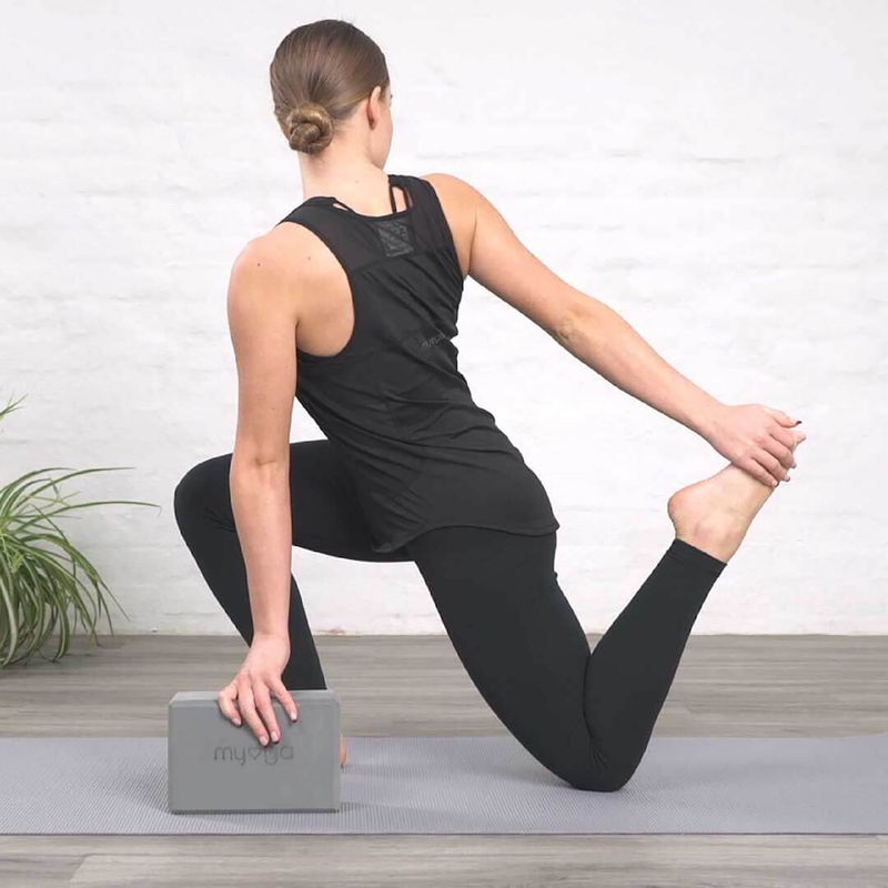 Yoga-Block Myga Foam Block do jogi grey 6